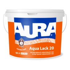 Aura Aqua Lakk 20 - Интерьерный акриловый лак 1 л